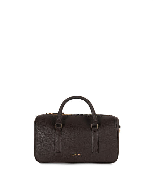 LUCE Vegan Crossbody Bag - Grain | Color: Fudge - variant::fudge