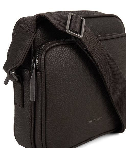 MARC Vegan Crossbody Bag - Grain | Color: Fudge - variant::fudge