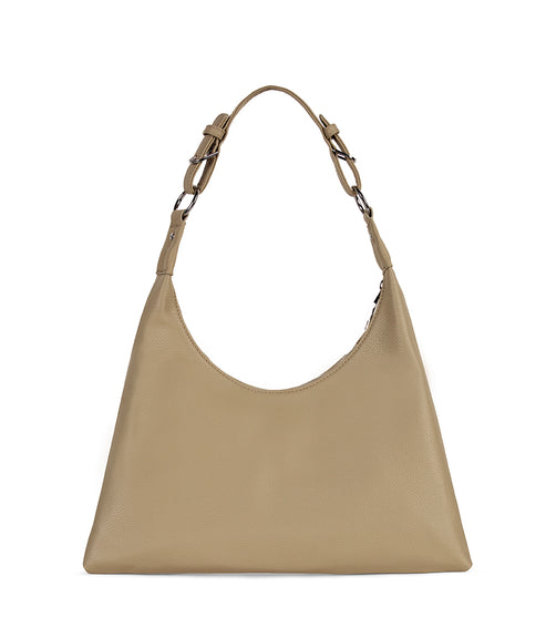 MORGAN Vegan Hobo Bag - Grain | Color: Almond - variant::almond