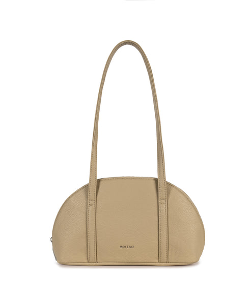 REA Vegan Satchel - Grain | Color: Almond - variant::almond