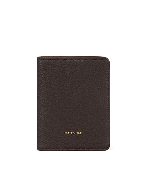 ROW Vegan Passport Holder - Grain | Color: Fudge - variant::fudge