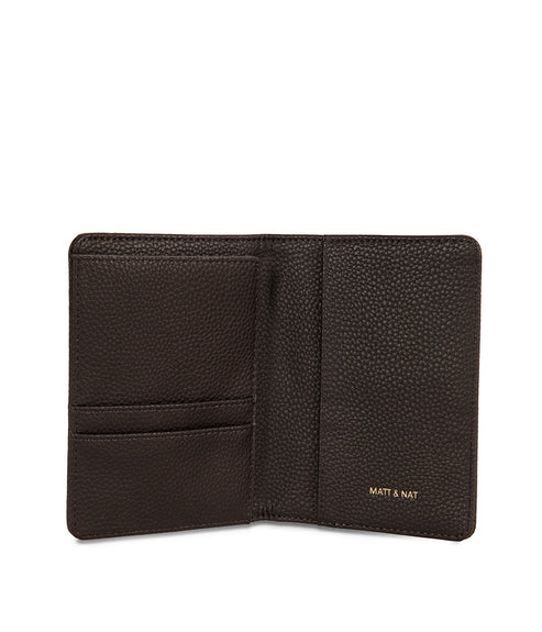 ROW Vegan Passport Holder - Grain | Color: Fudge - variant::fudge