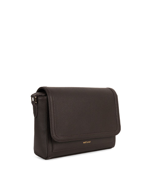 SUNNY Vegan Shoulder Bag – Grain | Color: Fudge - variant::fudge