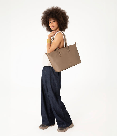 ABBI Vegan Tote Bag - Grain | Color: Rosemary - variant::rosemary