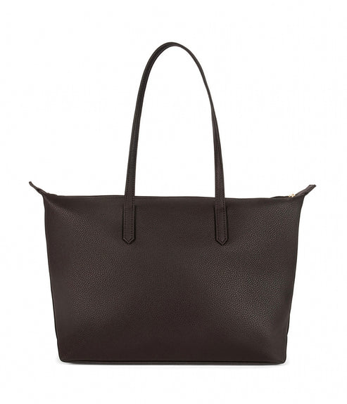 ABBI Vegan Tote Bag - Grain | Color: Fudge - variant::fudge