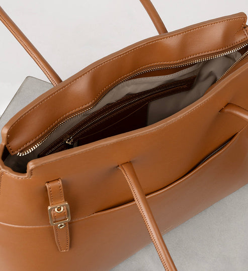 ADRIA Vegan Tote Bag - UPPEAL™ | Color: Nutty - variant::nutty