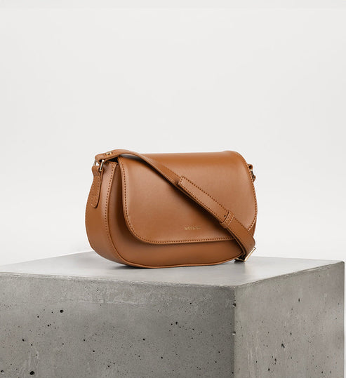 AGATHE Vegan Crossbody Bag - UPPEAL™ | Color: Nutty - variant::nutty