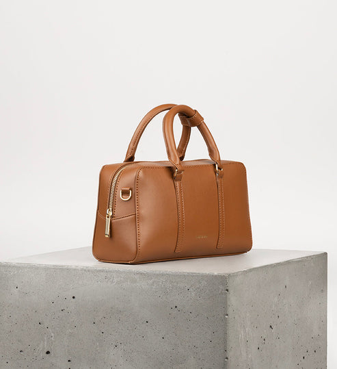 CECILE Vegan Satchel - UPPEAL™ | Color: Nutty - variant::nutty