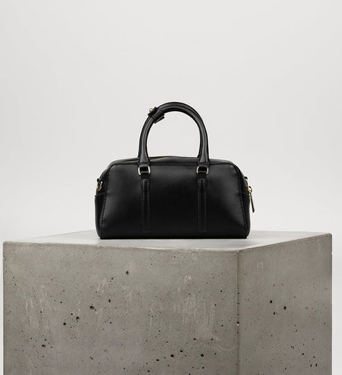 CECILE SM Vegan Satchel - UPPEAL™ | Color: Black - variant::black