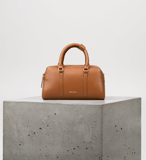 CECILE SM Vegan Satchel - UPPEAL™ | Color: Nutty - variant::nutty