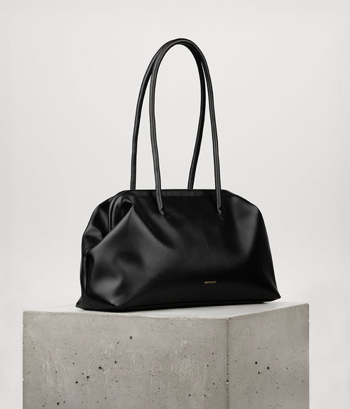 FLORENCE Vegan Satchel - UPPEAL™ | Color: Black - variant::black