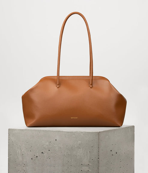 FLORENCE Vegan Satchel - UPPEAL™ | Color: Nutty - variant::nutty
