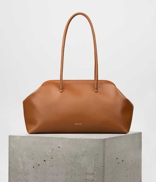 FLORENCE Vegan Satchel - UPPEAL™ | Color: Nutty - variant::nutty