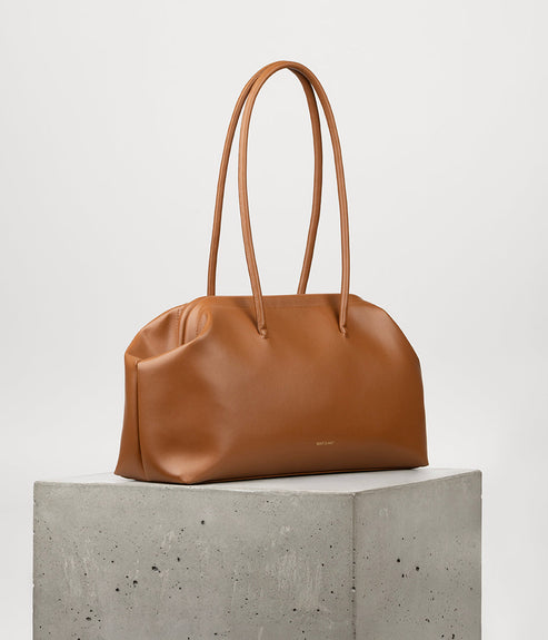 FLORENCE Vegan Satchel - UPPEAL™ | Color: Nutty - variant::nutty
