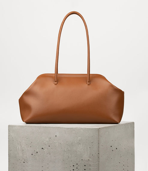FLORENCE Vegan Satchel - UPPEAL™ | Color: Nutty - variant::nutty