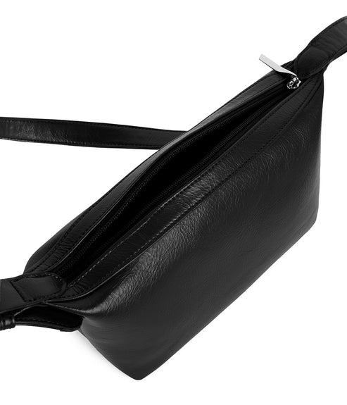 CASTLE Vegan Crossbody Bag - Theme | Color: Black - variant::black