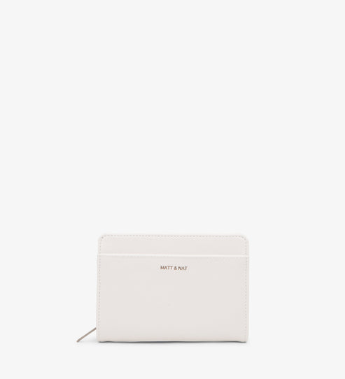 WEBBERSM Small Vegan Wallet - Vintage | Color: White - variant::white