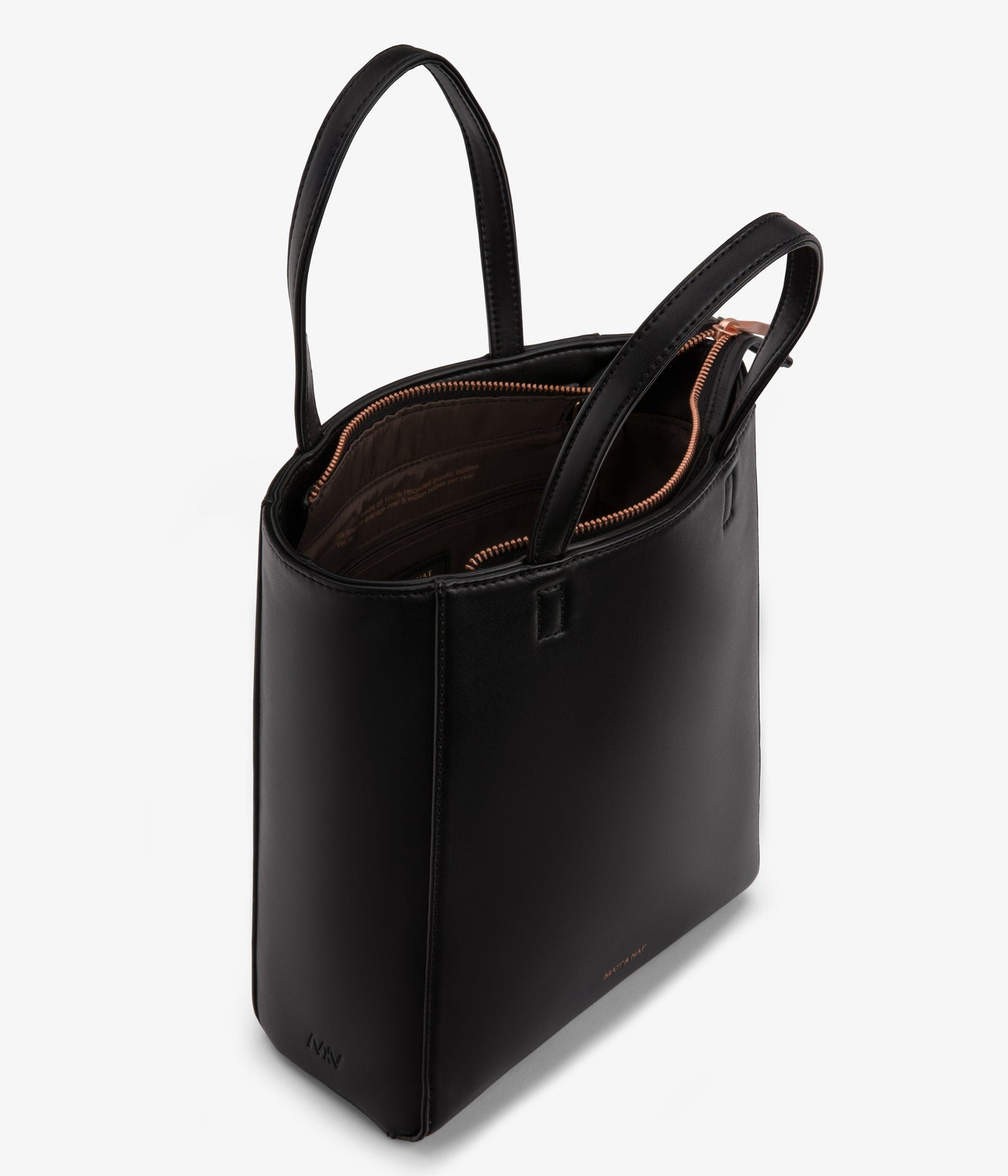 SELLA Vegan Tote Bag - Loom | Color: Black - variant::blackr