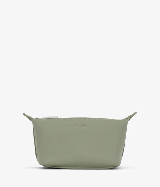 ABBI MINI Vegan Cosmetic Bag - loom | Color: Green - variant::pine