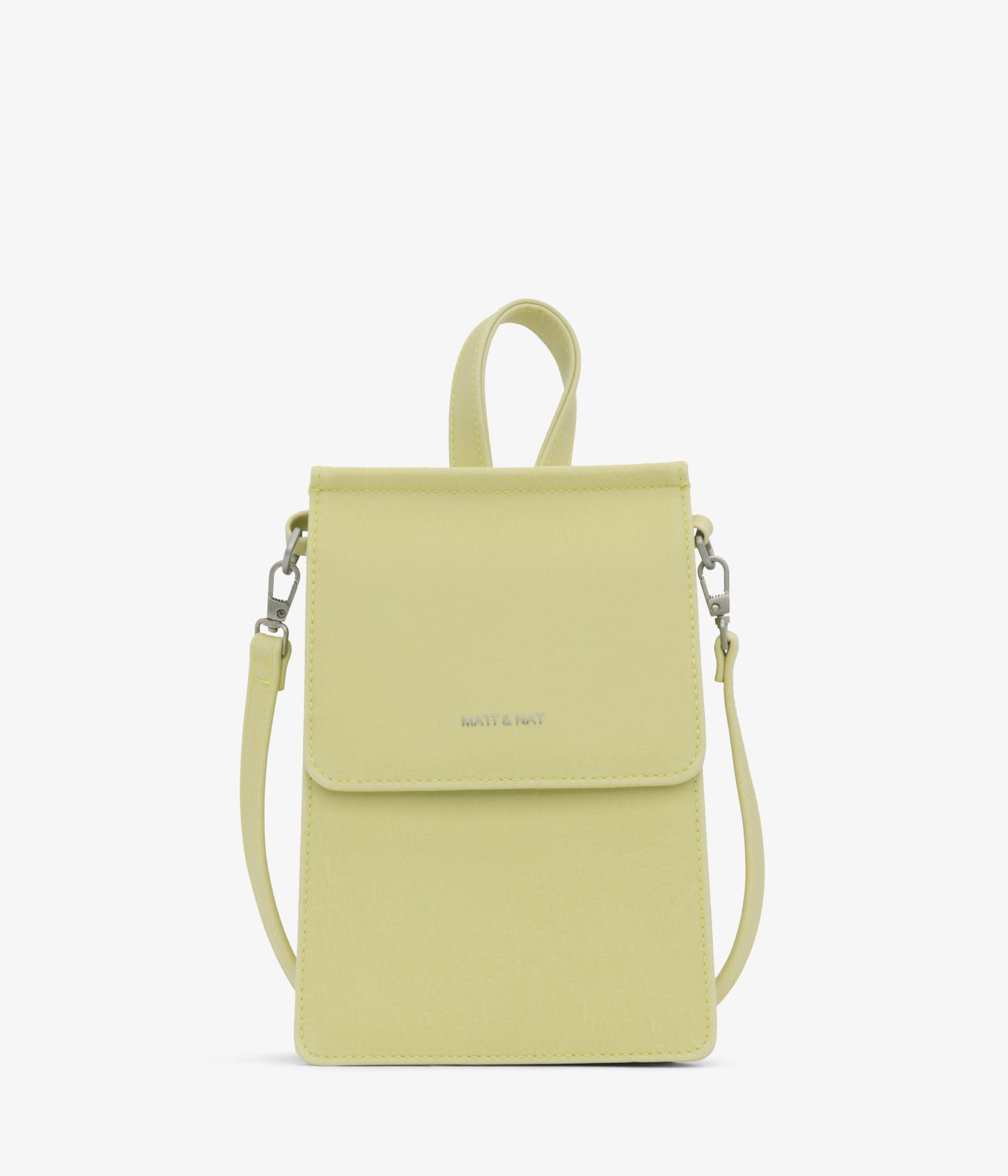 THESSA Vegan Crossbody Bag - Vintage | Color: green- variant::cactus