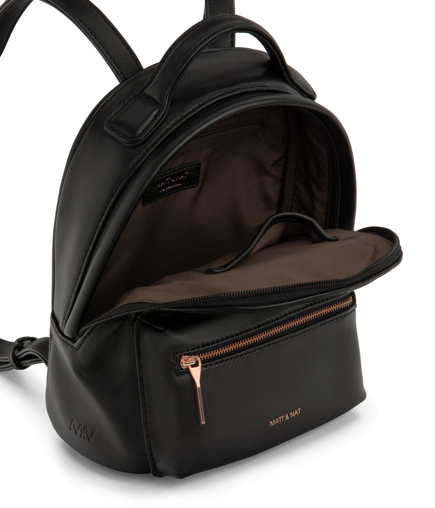 BALIMINI Vegan Mini Backpack - Loom | Color: Black - variant::black