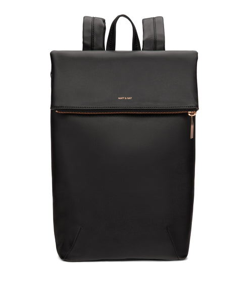 COLTON Vegan Backpack - Loom | Color: Black - variant::blackr