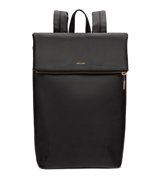 COLTON Vegan Backpack - Loom | Color: Black - variant::blackr