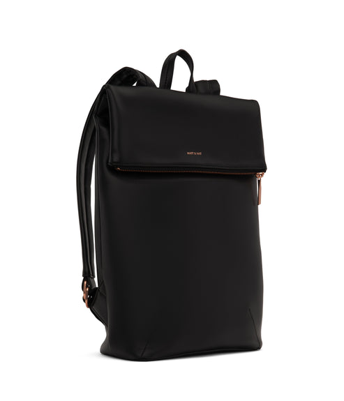 COLTON Vegan Backpack - Loom | Color: Black - variant::blackr