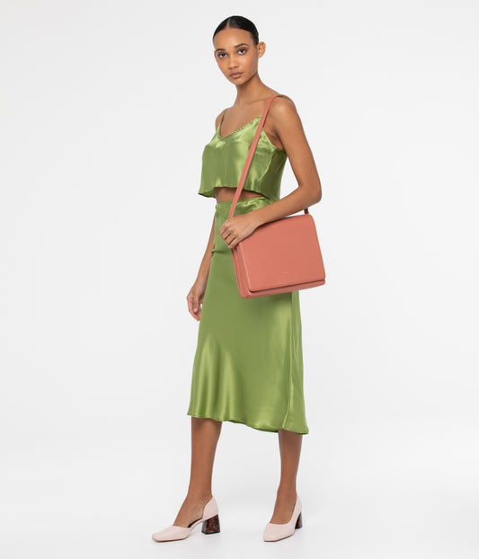 DOVER Vegan Shoulder Bag - Loom | Color: Black - variant::black