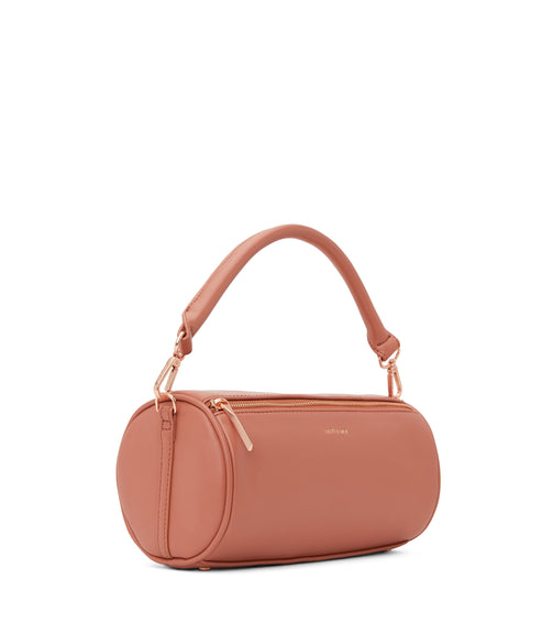 SEOUL Vegan Barrel Satchel - Loom | Color: Pink - variant::ombre