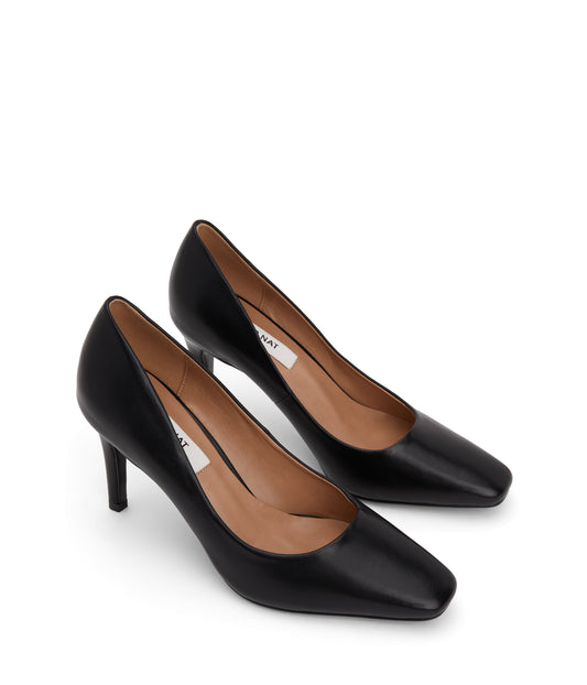 MACI Vegan Heels | Color: Black - variant::black