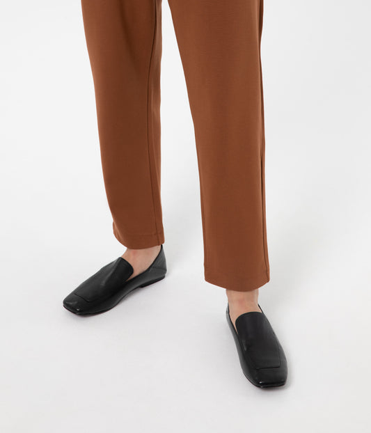 PRIJA Women's Vegan Comfort Loafers | Color: Black - variant::black