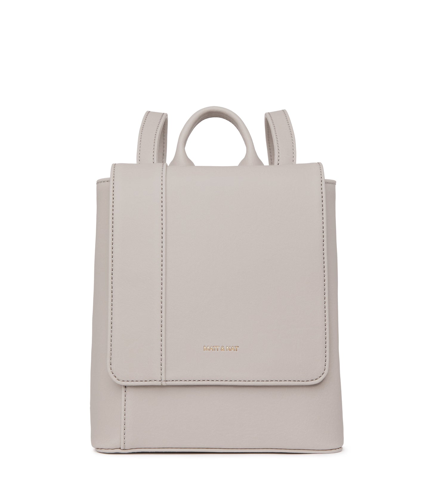 DEELY Vegan Mini Backpack - Vintage | Color: Grey - variant::pearl