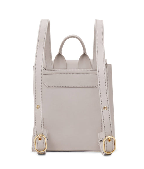 DEELY Vegan Mini Backpack - Vintage | Color: Grey - variant::pearl