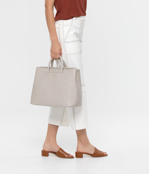 KINTLA Vegan Satchel - Vintage | Color: Grey - variant::pearl