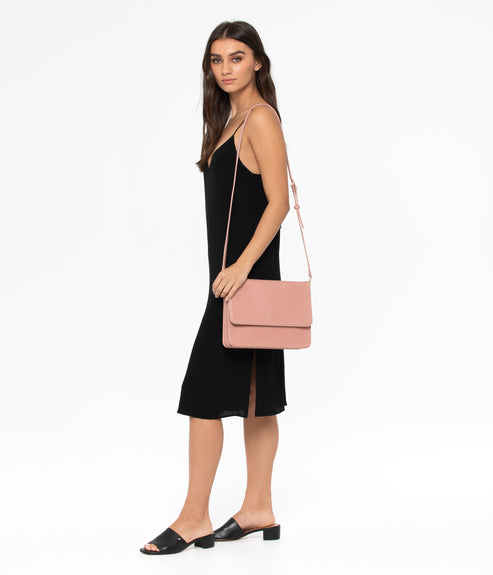 LYSA Vegan Crossbody Bag - Vintage | Color: Pink - variant::ceramic