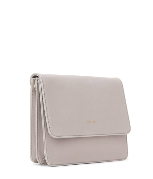 LYSA Vegan Crossbody Bag - Vintage | Color: Grey - variant::pearl