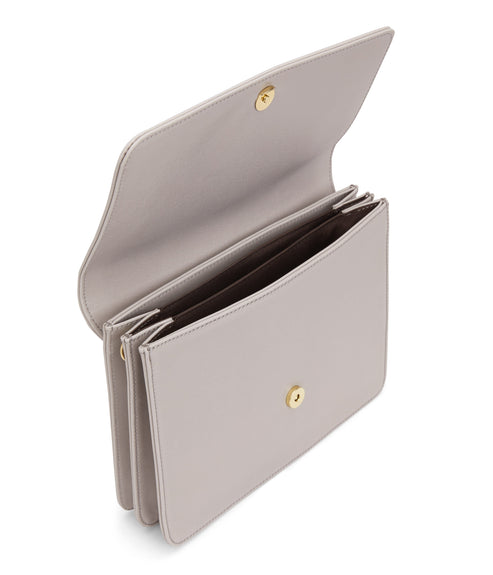 LYSA Vegan Crossbody Bag - Vintage | Color: Grey - variant::pearl