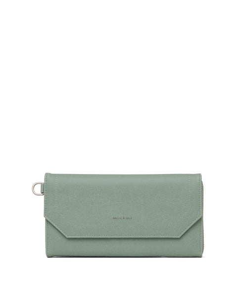 MION Vegan Wristlet Wallet - Vintage | Color: Green - variant::jade