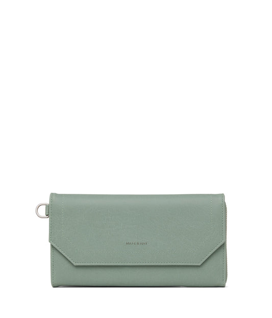 MION Vegan Wristlet Wallet - Vintage | Color: Green - variant::jade