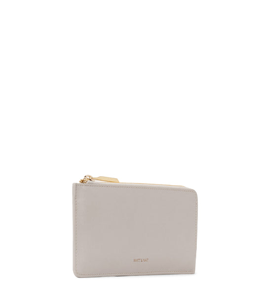 SEVA Vegan Wallet - Vintage | Color: grey- variant::pearl