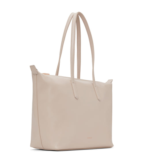 ABBI Vegan Tote Bag - Loom | Color: Beige - variant::veil
