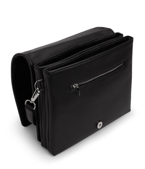 DOVER Vegan Shoulder Bag - Loom | Color: Black - variant::blacks