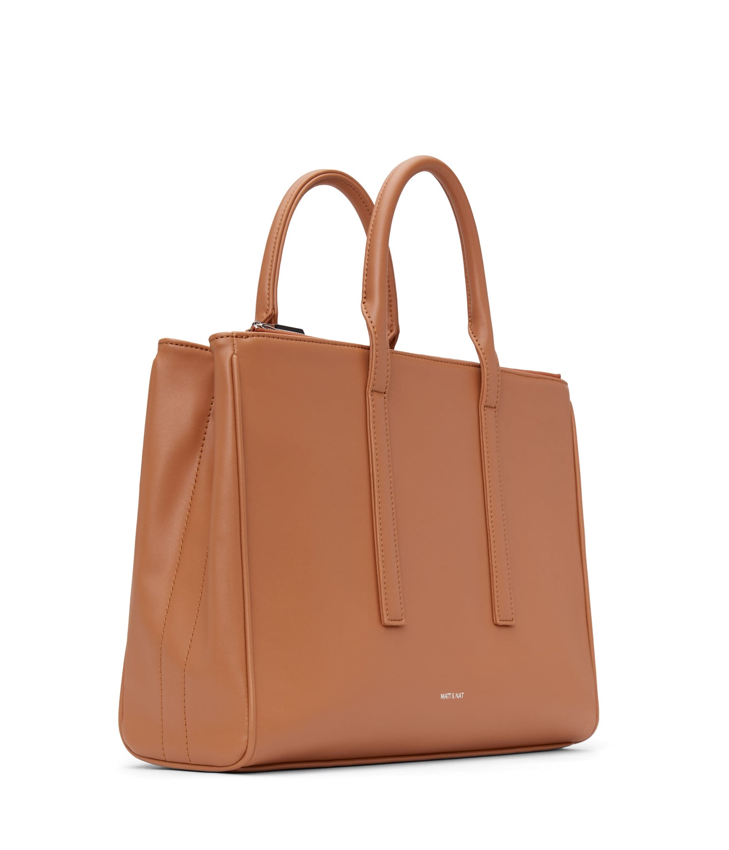 EVELIN Vegan Satchel - Loom | Color: Tan - variant::maple