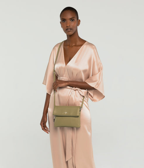 HILEY Vegan Crossbody Bag - Loom | Color: Beige - variant::veil