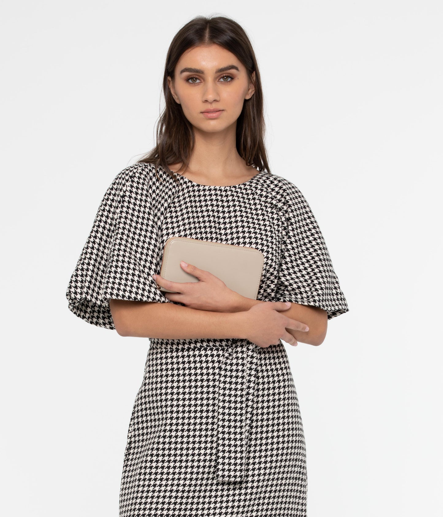 HILEY Vegan Crossbody Bag - Loom | Color: Beige - variant::veil