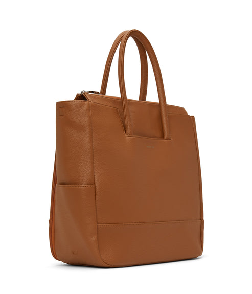 PERCIO Vegan Diaper Bag - Purity | Color: Tan - variant::carotene