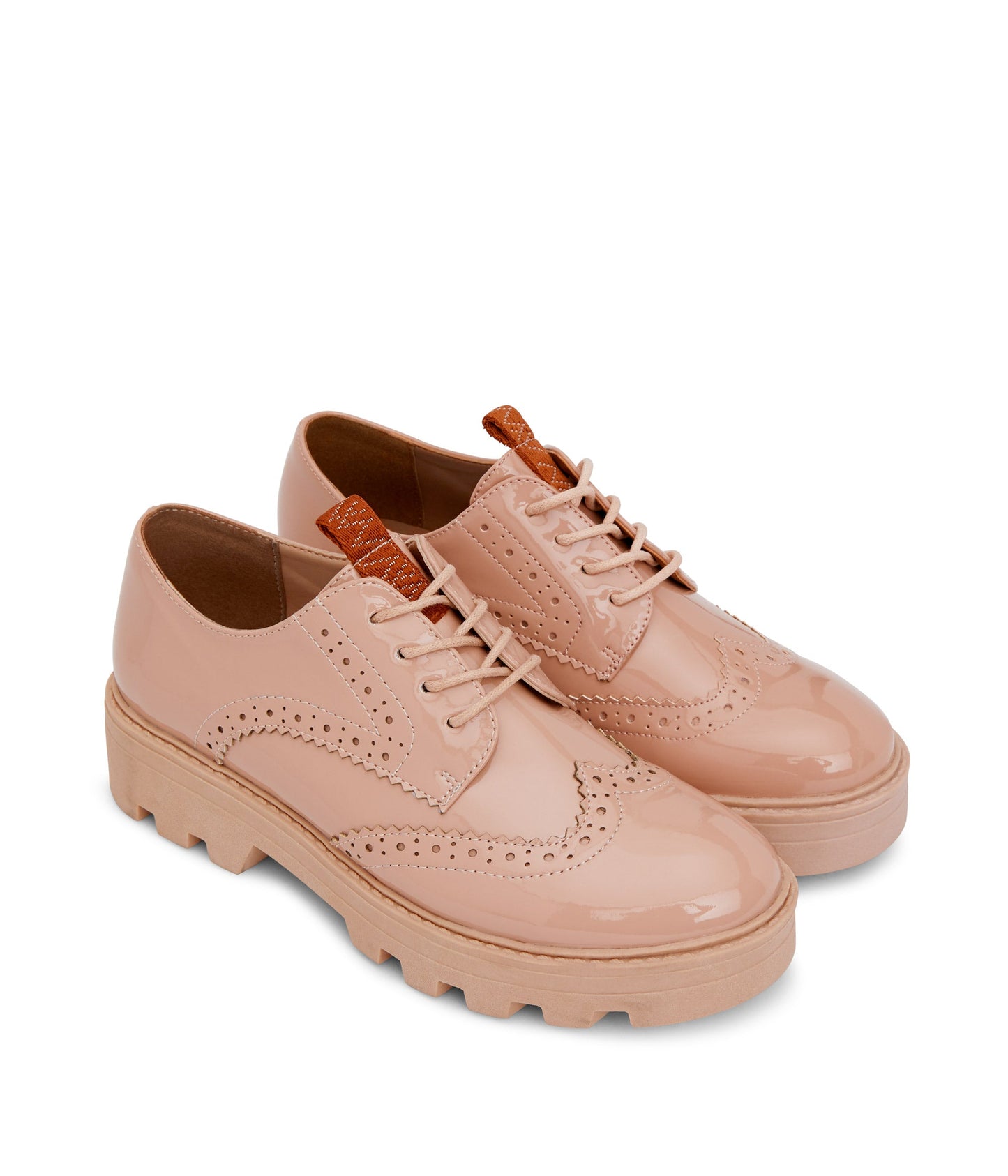 ITZA Women's Vegan Oxford Shoes | Color: Beige - variant::nude
