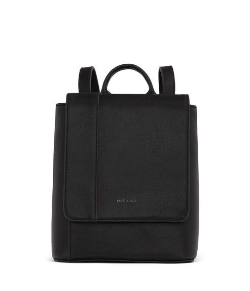 DEELY Vegan Mini Backpack - Vintage | Color: Black - variant::black