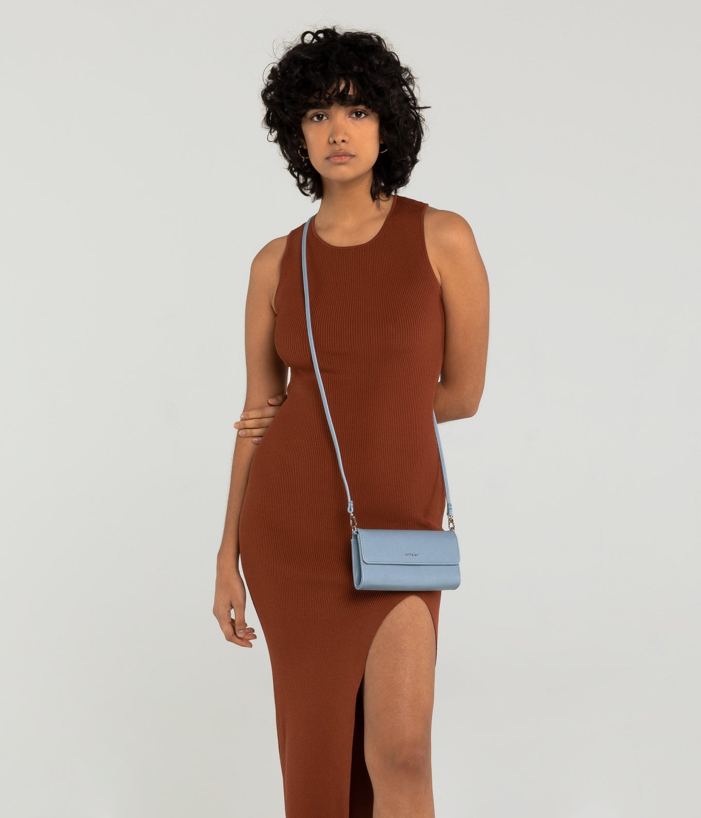 DREWMED Vegan Crossbody Bag - Vintage | Color: Blue - variant::breeze